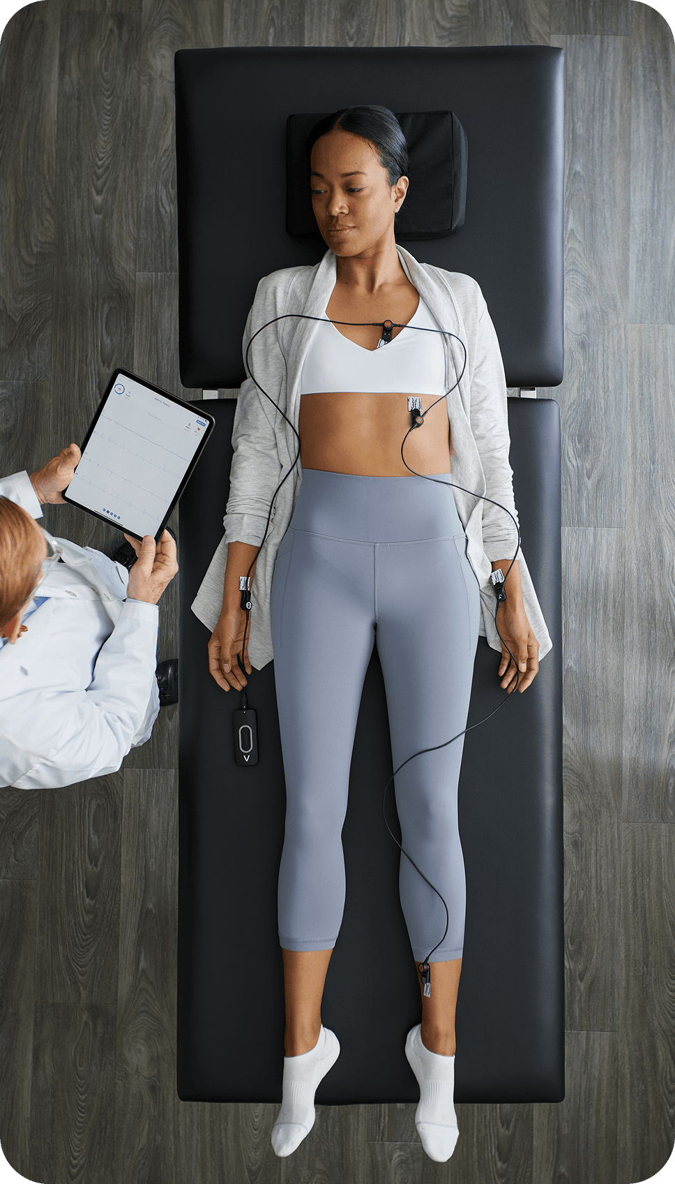 Kardia 12L with patient and iPad